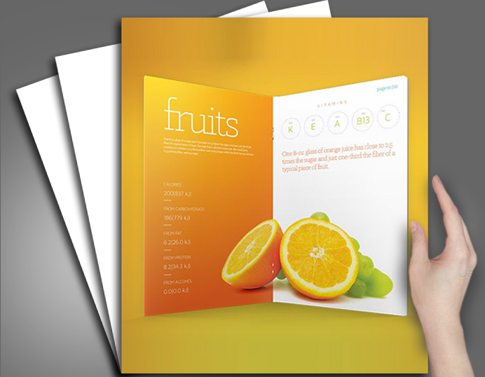 Fruits Company Brochure Design